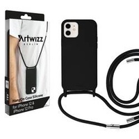 Artwizz HangOn Case Silicone für Apple iPhone 12/12 Pro schwarz