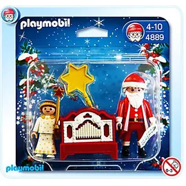 Playmobil Christmas Engelchen mit Nikolaus und Leierkasten (4889)