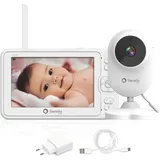 Lionelo Babyline 6.2 Elektronisches Kindermädchen Full HD 5” Innenüberwachung, Reichweite 200m, Bidirektionale Kommunikation, Nachtmodus, Alarmsignal, Bewegung/Temp.-Sensor, VOX-Modus, Schlaflieder