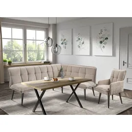exxpo - sofa fashion Esszimmerstuhl Mocca beige