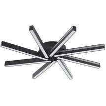 LUCANDE Tjado, Ø70 cm, schwarz, RGBW - Schwarz