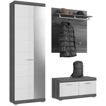 xonox.home Scout Garderobenschrank 167x197x40 Braun