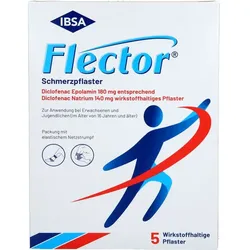 FLECTOR Schmerzpflaster+elatischer Netzstrumpf 5 St.