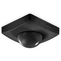 Steinel 084141 Bewegungsmelder IS 345 KNX, Passiv Infrarot, Unterputz, IP20, eckig, schwarz, 360° Reichweite max: 23 x 6 m (138 m2) IS 345 KNX -