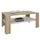 CARO-Möbel Couchtisch ANIMO Beige Eiche 100 x 44 x 60 cm