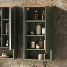 Vicco Hängeschrank Eden, Grün/Artisan, 40 x 77.5 cm Vicco