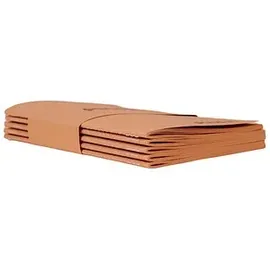pandoo Notizhefte DIN A4 blanko, natur Softcover 40 Seiten, 5 St.