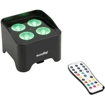 Eurolite AKKU Mini UP-4 QCL Spot MK2 Schwarz