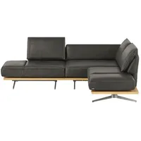 KOINOR Ecksofa  Phoenix ¦ schwarz ¦ Maße (cm): B: 253 H: 87 T: 209