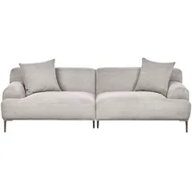 Beliani Sofa MATILA Stoff Hellgrau