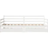 vidaXL Tagesbett 90 x 200 cm Weiß