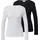 s.Oliver Geripptes Slim-Fit-Longsleeve Weiß/Schwarz M