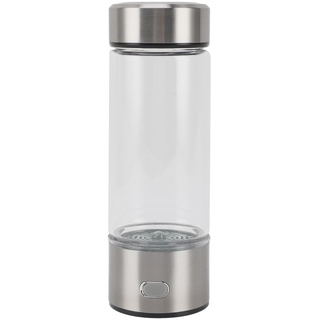 LUCKDANO Tragbare Wasserstoff-Wasserflasche, Glas-Ionisator-Generator, Gesundheitsbecher mit Effizienter Elektrolyse-Technologie, Leichtem und Langlebigem Material