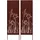 kpga kapaga home & garden Sichtschutz Metall 160 x 50 cm Edelrost
