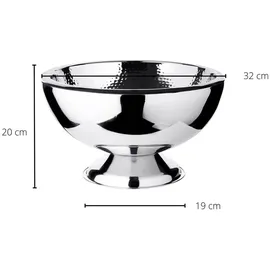 Edzard Sektkühler Cadiz innen geh. Ø 32 cm, – Silber