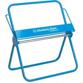 Kimberly-Clark Putztuchrollenhalter 6146, Wandhalter, für Rollen bis 44 cm, Metall, blau