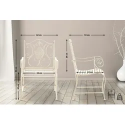 CLP Stuhl Punjab antik-creme