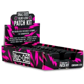 mucoff Muc Off Glueless Patch Kit Display 20pcs, pink