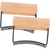 COLLBATH 2St Topfgriff Kitchen zubehör holzstiel Rutschfester greifdorn Kochgeschirrgriff Kesselgriff Ersatzgriffe für Töpfe und Pfannen Ersatzgriffe für Topf Pfannenseitengriff Edelstahl