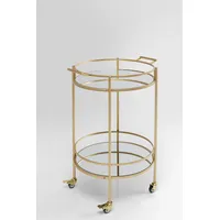 Kare DESIGN Servierwagen Emilia 85801 Glas Gold