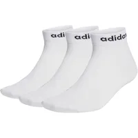 adidas Think Linear Ankle Socken 3 Paar White/Black 46-48