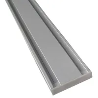 BestLivings Vorhangschiene Aluminium - Silber "2 Lauf" 90cm -