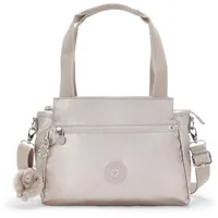 Kipling Alvar Mittelgroße Umhängetasche, Metallic Glow (Silber)