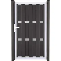 GROJA Fertigzaun Tor 100 x 180 cm anthrazit