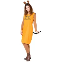 Maskworld Die Sendung mit der Maus - Maus Kleid - Größe: XL - Kostüm für Karneval, Halloween & Motto-Party