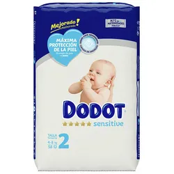 Sonnenschutzcreme für das Gesicht Dodot DODOT SENSITIVE (58 Stück)