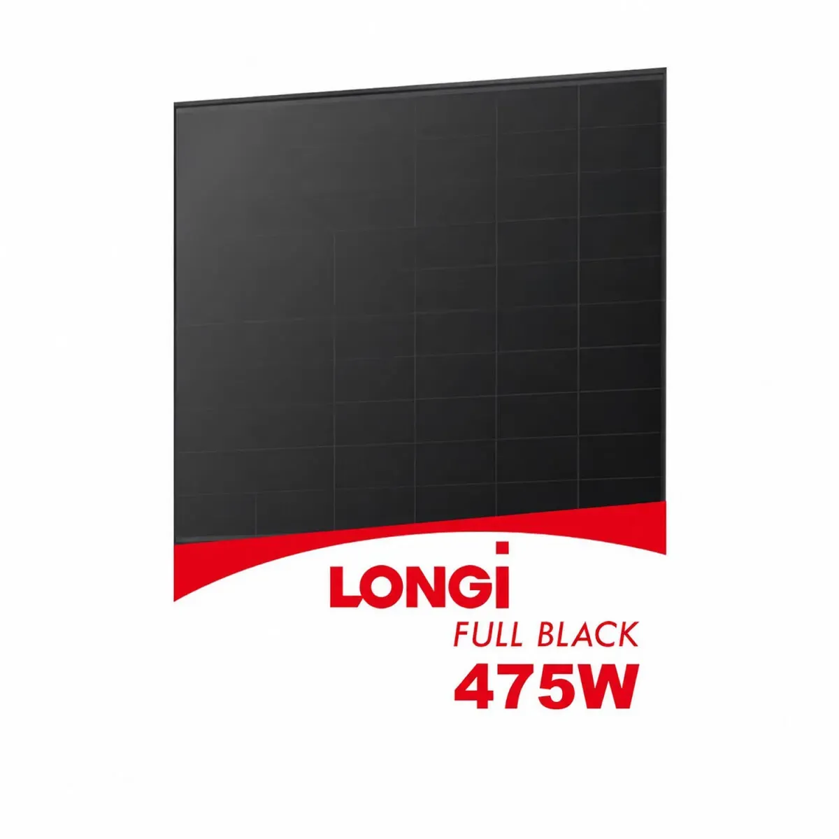 LONGi EcoLife 475W Solarmodul Full Black Glas Glas LR7-54HVBB-475M