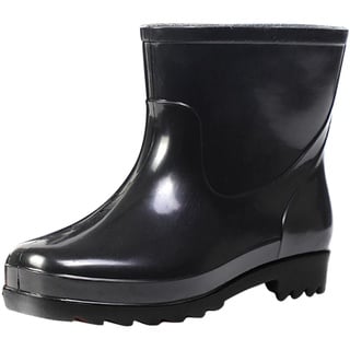 Regenstiefel für Herren, wadenhoch, Herren-Gummischuhe, wasserdicht, Gummi-Regenstiefel, Herren-Gummistiefel, knöchelhoch, kurze Gummistiefel, Gartenstiefel für Herren, kurze Chelsea-Stiefel, - 43 EU