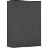 Rauch Drehtürenschrank Nabila 140 x 194 x 53 cm Grau