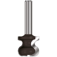 ENT European Norm Tools ENT Griffmuldenfräser HW, Schaft (S) 8 mm, Durchmesser (D) 19 mm, NL 17,5 mm, R 4,75 mm, r 2,4 mm, SL 32 mm