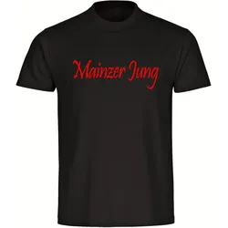multifanshop Kinder T-Shirt - Mainz - Mainzer Jung - Druck rot - Kind