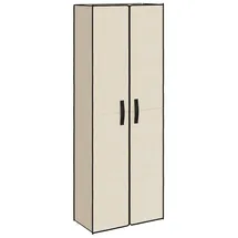 vidaXL Schuhschrank 60 x 166 x 30 cm creme / beige