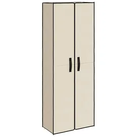 vidaXL Schuhschrank 60 x 166 x 30 cm creme / beige