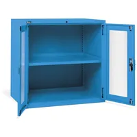 Fami MASTER Schrank mit Flügeltüren aus Polycarbonat, HxBxT 1.000 x 1.020 x 726 mm, lichtblau