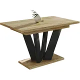 Endo-Moebel Esstisch, Eiche Wotan, Holzwerkstoff, Rechteckig,Rechteckig, 80x80x130 cm, Esszimmer, Tische, Esstische