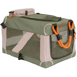 nordic paws Soft dogcrate Army XS 51 x 33,5 x 30,5 cm Grün/Beige