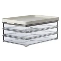 Mepal Omnia rechteckig nordic white 10,0 cm 0,5 l 3-teiliges Set