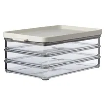 Mepal Omnia rechteckig nordic white 10,0 cm 0,5 l 3-teiliges Set