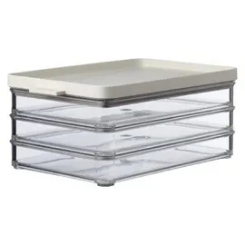 Mepal Omnia rechteckig nordic white 10,0 cm 0,5 l 3-teiliges Set