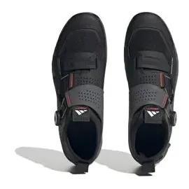 Five Ten Trailcross Pro Clip-In Mountainbiking-Schuh Grey Five / Core Black / Red 44 2/3