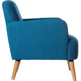 Paperflow Sessel Brooks Polyester 62 x 79 x 0 cm Blau