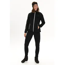 Softshelljacke ENDURANCE "Zora", Damen, Gr. 40, schwarz, 100% Polyester, unifarben, casual, normal, hoch geschlossener Ausschnitt, Langarm, Jacken, mit wasser- und winddichter Funktion