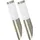 GLOBO LED Wandbeleuchtung 2er Set E27 (IP44) silber