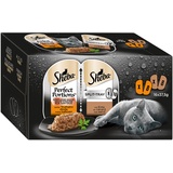 Sheba Megapack Sheba Perfect Portions x 37,5 g - Köstliche Sauce: Truthahn und Ente