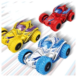 GelldG Lernspielzeug Leuchtendes Spielzeugautos Rennstreckenzubehör Kompatibel mit Magic blau|gelb|rot