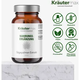 kräutermax – naturheilmittel seit 1890 Kräutermax Sägepalmen Extrakt Kapseln 90 St.